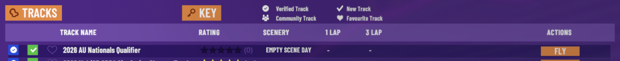 Qualifying Track on Velocidrone